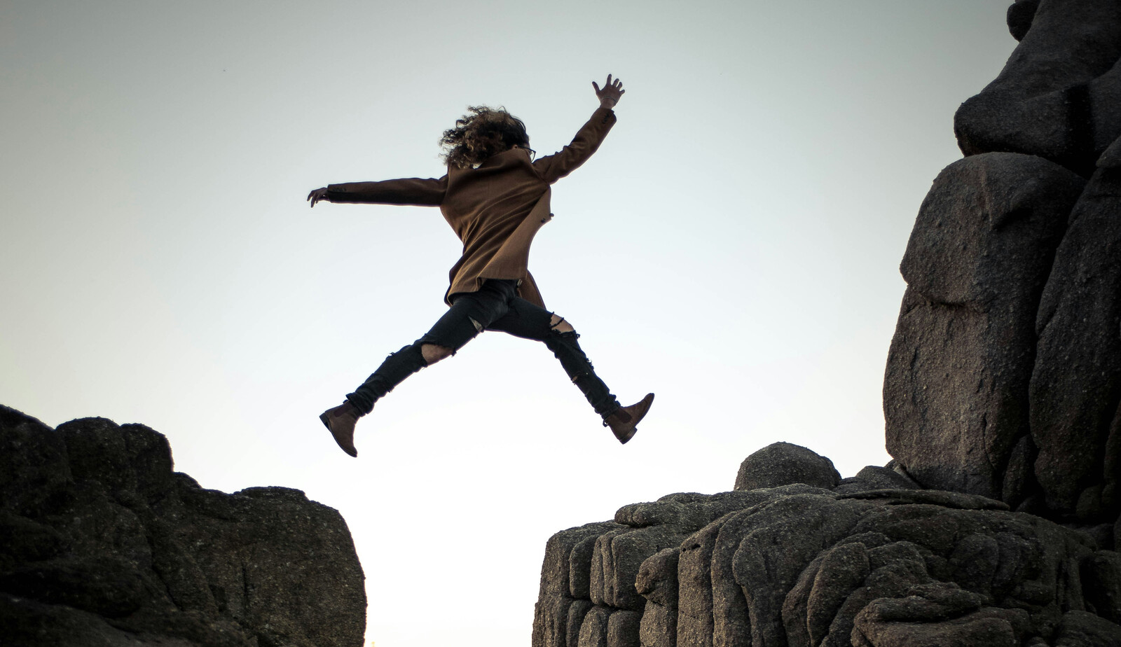 Jumping over a gap Jumping over a gap